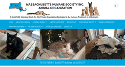 Desktop Screenshot of masshumane.org